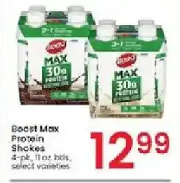 Albertsons Boost Max Protein Shakes offer