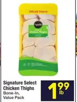 Albertsons Signature Select Chicken Thighs offer