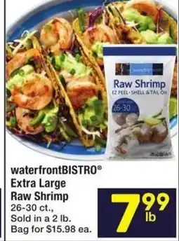 Albertsons waterfrontBISTRO® Extra Large Raw Shrimp offer