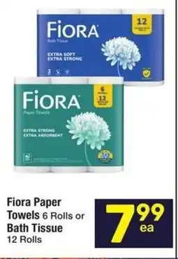 Albertsons Fiora Paper Towels or Bath Tissue offer