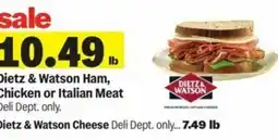Meijer Dietz & Watson Cheese offer