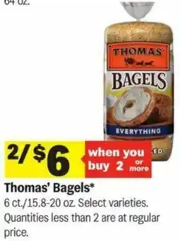 Meijer Thomas Bagels offer
