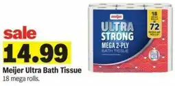 Meijer Meijer Ultra Bath Tissue offer