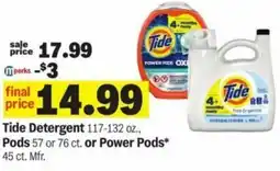 Meijer Tide Detergent Pods or Power Pods offer