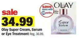 Meijer Olay Super Cream, Serum or Eye Treatment offer