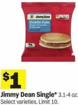 Meijer Jimmy Dean Single offer