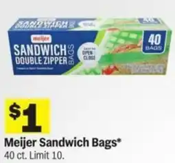 Meijer Meijer Sandwich Bags offer
