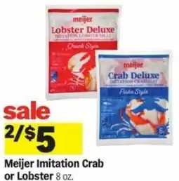 Meijer Meijer Imitation Crab or Lobster offer