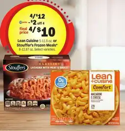 Meijer Lean Cuisine or Stouffer's Frozen Meals offer