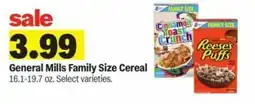 Meijer Family Size Cereal offer