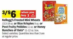 Meijer Kellogg's Frosted Mini offer