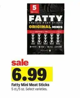 Meijer Fatty Mini Meat Sticks offer