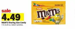 Meijer M&M'S Sharing Size Candy offer