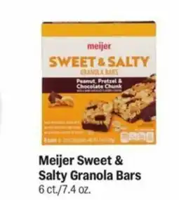 Meijer Meijer Sweet & Salty Granola Bars offer