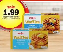 Meijer Meijer Frozen Waffles offer