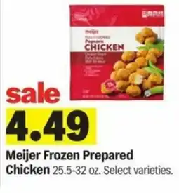 Meijer Meijer Frozen Prepared Chicken offer