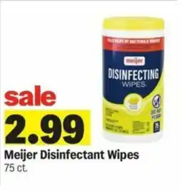 Meijer Meijer Disinfectant Wipes offer