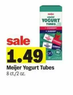 Meijer Meijer Yogurt Tubes offer