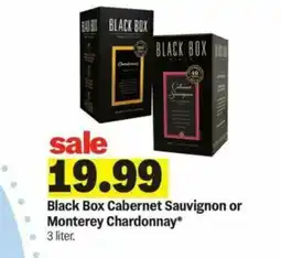 Meijer Black Box Cabernet Sauvignon or Monterey Chardonnay offer