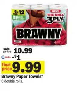 Meijer Brawny Paper Towels offer