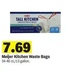 Meijer Meijer Kitchen Waste Bags offer