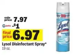 Meijer Lysol Disinfectant Spray offer
