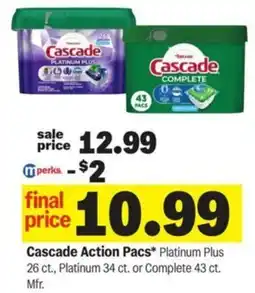 Meijer Cascade Action Pacs offer