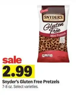Meijer Snyder's Gluten Free Pretzels offer