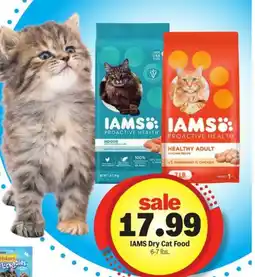 Meijer IAMS Dry Cat Food offer