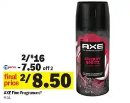 Meijer AXE Fine Fragrances offer