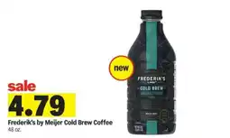 Meijer Frederik's by Meijer Cold Brew Coffee offer