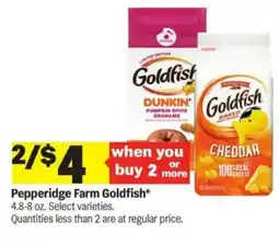 Meijer Pepperidge Farm Goldfish offer