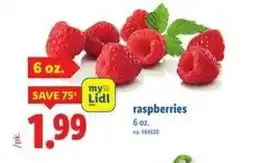 Lidl raspberries offer