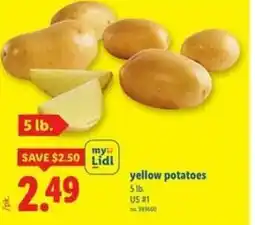 Lidl yellow potatoes offer