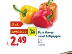 Lidl sweet bell peppers offer