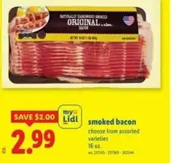 Lidl Smoked bacon offer