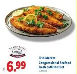 Lidl Seafood fresh catfish fillet offer