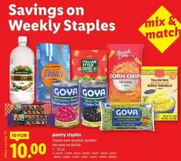 Lidl Pantry staples offer