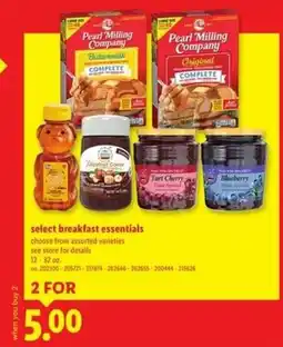 Lidl Select breakfast essentials offer