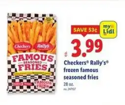 Lidl Frozen famous seasoned fries offer
