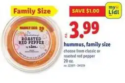 Lidl Hummus offer