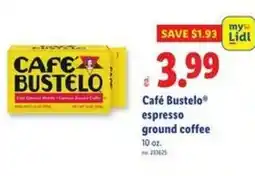 Lidl Café Bustelo espresso ground coffee offer