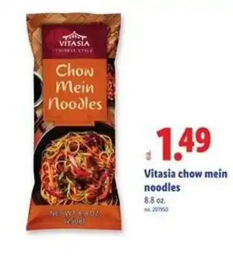 Lidl Vitasia chow mein noodles offer