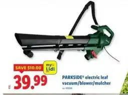 Lidl Electric leaf vacuum/blower/mulcher offer