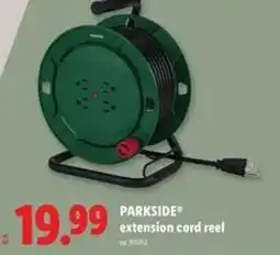 Lidl Parkside extension cord reel offer