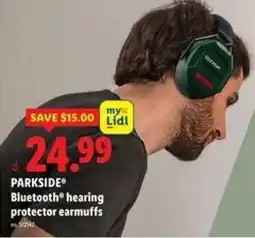 Lidl Bluetooth hearing protector earmuffs offer