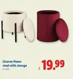 Lidl Livarno Home stool with storage offer