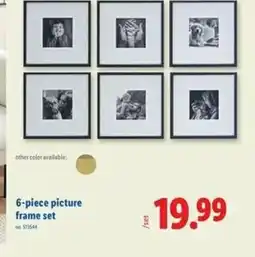 Lidl 6-piece picture frame set offer