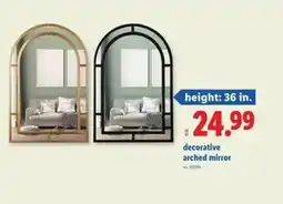 Lidl Decorative arched mirror offer