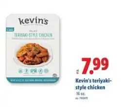 Lidl Kevin's teriyaki- style chicken offer